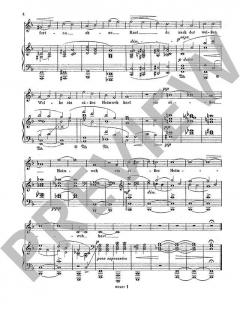 4 Lieder op. 1 von Ernst Fischer 