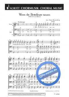 Wenn die Bettelleute tanzen von Kurt Hessenberg 