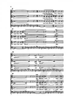 Der schwarze Mond 'In die mondlose Nacht' von Harald Genzmer 