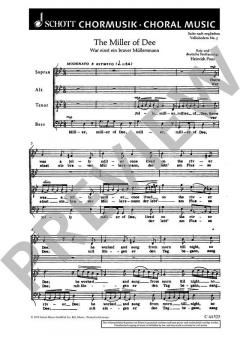 Suite nach englischen Volksliedern Nr. 5 von Heinrich Poos 