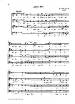 Vier Sätze einer Messe D-Dur op. AV. 31 von Richard Strauss 