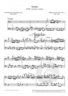 Sonata Nr. 4 d-Moll op. 13 von Willem de Fesch 