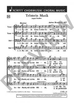 Trösterin Musik von Anton Bruckner 