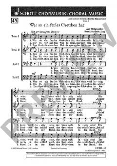 Drei heitere Volkslieder Nr. 3 von Friedrich Zipp 