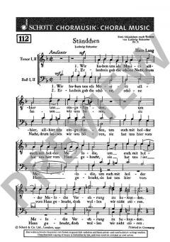 Zwei Ständchen Nr. 1 von Hans Lang 