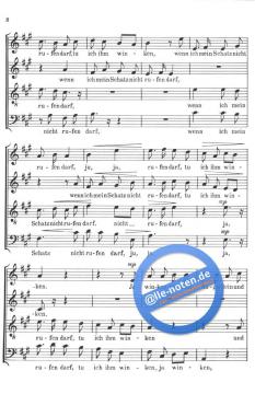 Wenn alle Brünnlein fliessen / Bona nox 