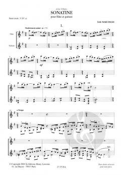 Sonatine von Erik Marchelie 