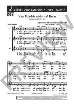 Kein Hälmlein wächst auf Erden von Wilhelm Friedemann Bach 