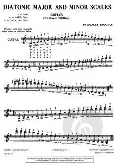 Diatonic Major & Minor Scales von Andrés Segovia 