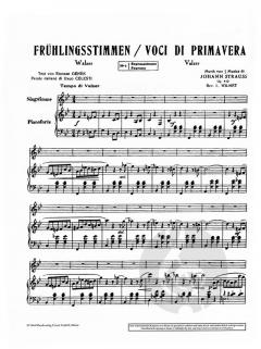 Frühlingsstimmen op. 410 von Johann Strauss (Sohn) 