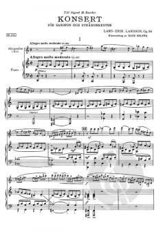 Konsert op. 14 von Lars-Erik Larsson 