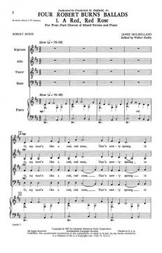 Four Robert Burns Ballads (James Mulholland) 