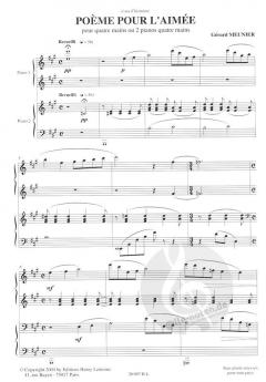 Poème pour l'aimée von Gerard Meunier 