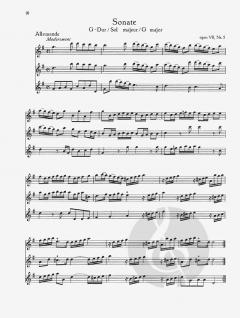 Sechs Sonaten op. 7 Band 2 von Joseph Bodin de Boismortier 