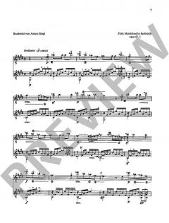 5 Lieder ohne Worte von Felix Mendelssohn Bartholdy 