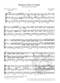 Concerto G-Dur RV 532 von Antonio Vivaldi 