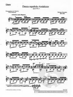 Danza española 'Andaluza' op. 37/5 von Enrique Granados 