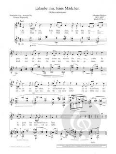 7 Deutsche Volkslieder aus WoO 33 von Johannes Brahms 