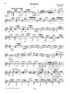 Werke für Gitarre von Manuel Maria Ponce 