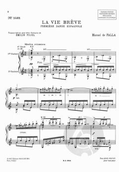 Erster Spanischer Tanz von Manuel de Falla 