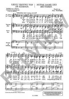 4 Chöre No. 4 von Flor Peeters 