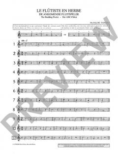 Le Flûtiste en Herbe von Francois Daneels 