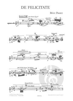 De Felicitate von Brice Pauset 