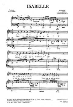 Isabelle von Jacques Brel 