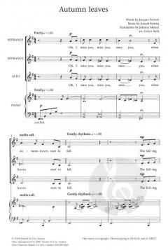 Autumn Leaves - Three Jazz Classics 