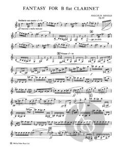 Fantasy For Clarinet Op. 97 von Malcolm Arnold 