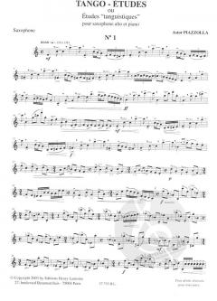Tango-Études von Astor Piazzolla 