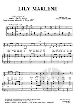 Lily Marlene von Marlene Dietrich 