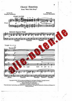 Choral Selection from West Side Story (Leonard Bernstein) 