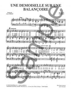 Une Demoiselle Sur Une Balancoire von Yves Montand 