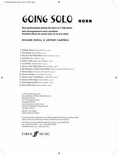 Going Solo von Richard Bissill für Horn und Klavier