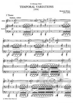 Temporal Variations von Benjamin Britten für Oboe und Klavier im Alle Noten Shop kaufen