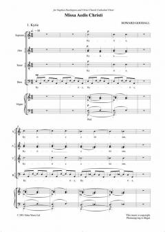 Missa Aedis Christi (Vocal Score) von Howard Goodall 