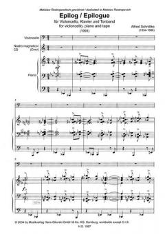 Epilog von Alfred Schnittke 