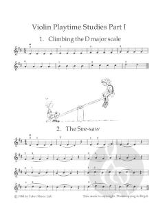 Violin Playtime Studies von Paul de Keyser im Alle Noten Shop kaufen