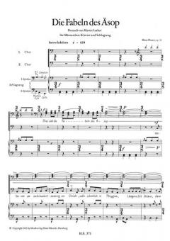 Die Fabeln des Äsop op. 28 (Hans Poser) 