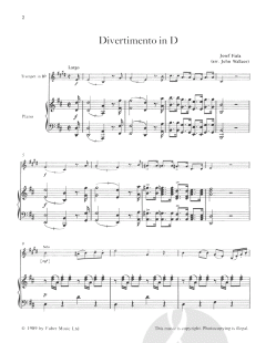 Divertimento in D von Joseph Fiala 