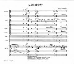 Magnificat And Nunc Dimittis SSAATTBB Acc. (Jonathan Harvey) 