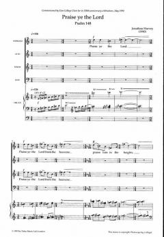 Praise Ye The Lord (Jonathan Harvey) 