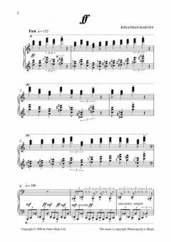 ff For Solo Piano von Jonathan Harvey 