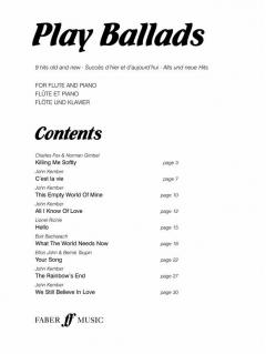 Play Ballads (Flute and Piano) von John Kember 
