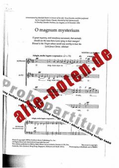 O Magnum Mysterium (Morten Lauridsen) 