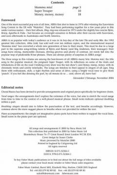 ABBA Smash Hits! Vol.1 SA Accompanied (CBS) 