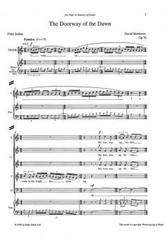 Doorway Of The Dawn (David J. Matthews) 