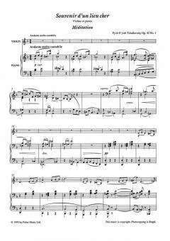 Souvenir D'Un Lieu Cher von Pjotr Iljitsch Tschaikowski 