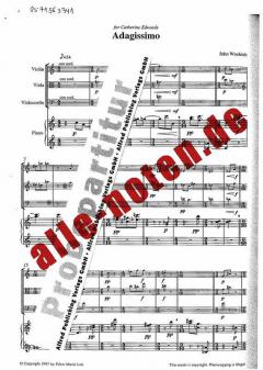 Adagissimo (Piano Quartet Score And Parts) (John Woolrich) 
